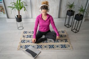 Meditação Guiada com Auxílio de Tecnologia